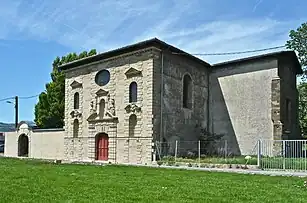 L'abbaye Notre-Dame de Soyons à Valence.