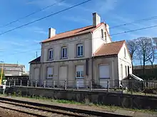 La gare côté voie