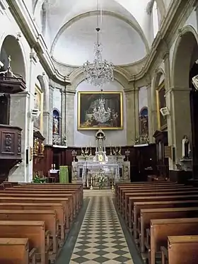 Église Notre-Dame-de-la-Purification de Laurisdécor intérieur