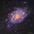 NGC 2403 capté par le télescope Liverpool de l'observatoire du Roque de los Muchachos.