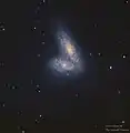 NGC 4567 et NGC 4568 par le télescope Liverpool de l'observatoire du Roque de los Muchachos.