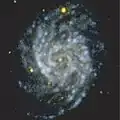 NGC 1042 en ultraviolet. (GALEX)