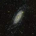 NGC 2841 en ultraviolet par le télescope spatial GALEX.