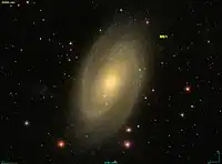 M81 par l'étude SDSS.