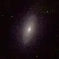 NGC 3521 dans l'infrarouge proche par l'étude 2MASS.