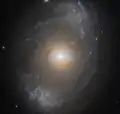 NGC 4151 en lumière visible par le télescope spatial Hubble.
