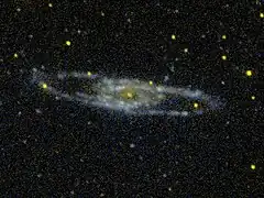 NGC 5792 en ultraviolet par télescope spatial GALEX.