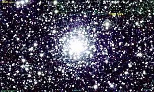 NGC 6624en infrarouge par le relevé 2MASS.