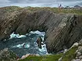 Les falaises près du cap bonavista