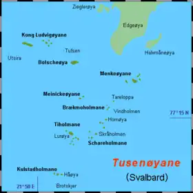 Les Tusenøyane