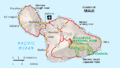Carte de l'île Maui