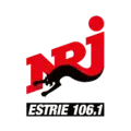 Ancien logo de NRJ Estrie 106,1 du 24 août 2009 au 22 août 2015.