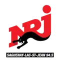 Ancien logo de NRJ Saguenay-Lac-St-Jean du 24 août 2009 au 22 août 2015.