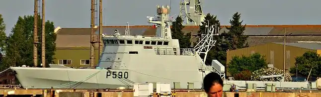 Le même Viben devenu après rééquipement le NRP Tejo de la Marine portugaise.