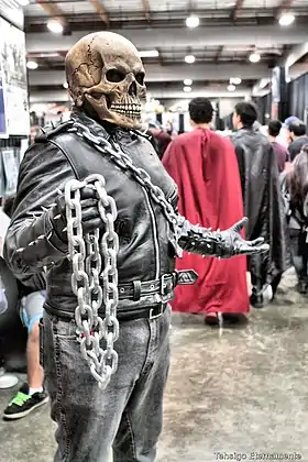 Cosplay de Ghost Rider.