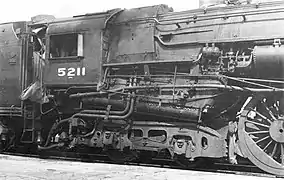 Le bissel « Delta » à deux essieux apparut début 1927 sur les 242 du Northern Pacific et les 232 du New York Central.