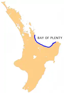 Carte de localisation de la baie de l'Abondance