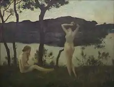Naïades au bord d'un lac (Crépuscule) (1896), musée des beaux-arts de Brest.