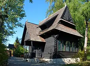 Maison d'été de Stefan Żeromski à Nałęczów, aujourd'hui son musée