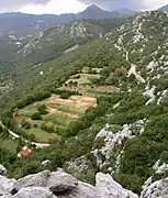 Le village de Na Pode, Krivosié, où s'ouvre la grotte de Vilina.