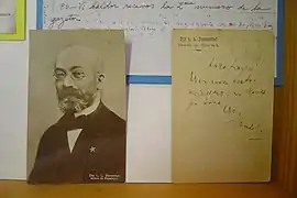 Carte postale de L.L. Zamenhof, créateur de l'espéranto.