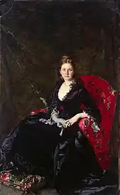 Portrait de Nadezhda PolovtsovaCarolus-Duran, 1876Musée de l'Ermitage, Saint-Pétersbourg