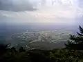 Vue de la plaine de Nihonbara depuis le Nagisan.