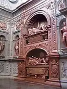 Tombe de Sigismon 1er et Sigismond II de Pologne dans la chapelle