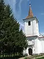 La façade de l'église