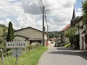 Entrée de Rosières (rue principale)