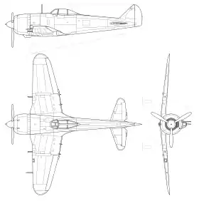 vue en plan de l’avion