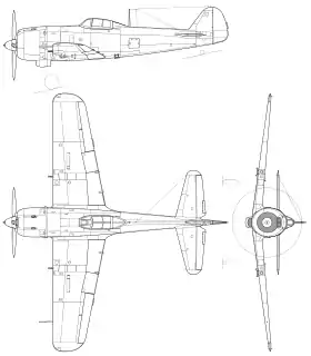 vue en plan de l’avion