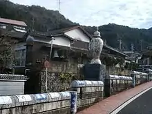 Le quartier de Nakaogo à Hasami où se situent la plupart des fours à potiers.
