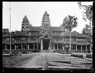 John Thomson, 1866. « Nakhon Thom » (Angkhor Vat), d'après un négatif-verre au collodion