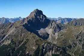 La Namloser Wetterspitze.