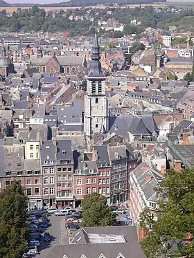 L'église Saint-Jean-Baptiste, au centre de Namur