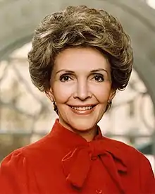 Portrait of Nancy Reagan