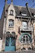Quai Claude-le-Lorrain 92, Nancy, France. Maison Art nouveau (1903)