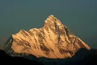 Vue de la face ouest de la Nanda Devi