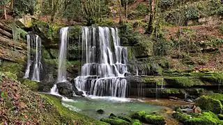 La cascade du Verneau.