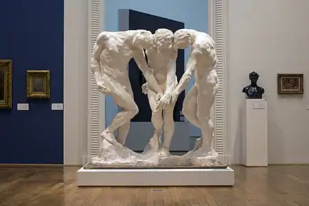 Plâtre exposé au Musée d'arts de Nantes