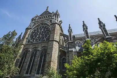 Vue depuis la rue Sarrazin