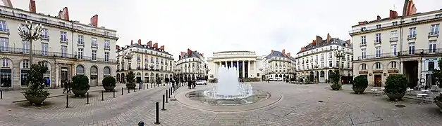 Vue panoramique de la place Graslin