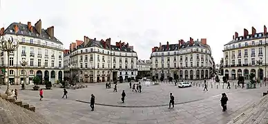 Vue panoramique de la place Graslin