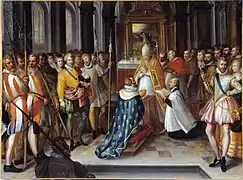 Abjuration de Henri IV à Saint Denis le 25 juillet 1593.