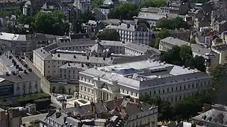 Ancienne Maison d'arrêt et ancien Palais de justice, vus de la Tour Bretagne