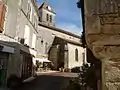 Vue de la rue de l'abbaye.