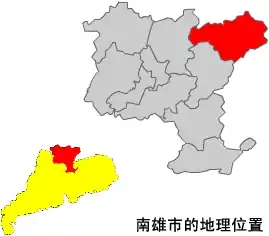 Localisation de Nánxióng