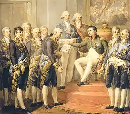 Napoléon remet la Constitution au Grand duché de Varsovie (1807), musée national de Varsovie.