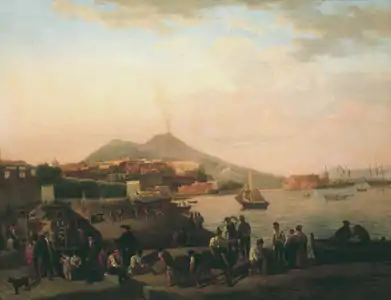 Naples, Sur le quai (1819)Galerie Tretiakov